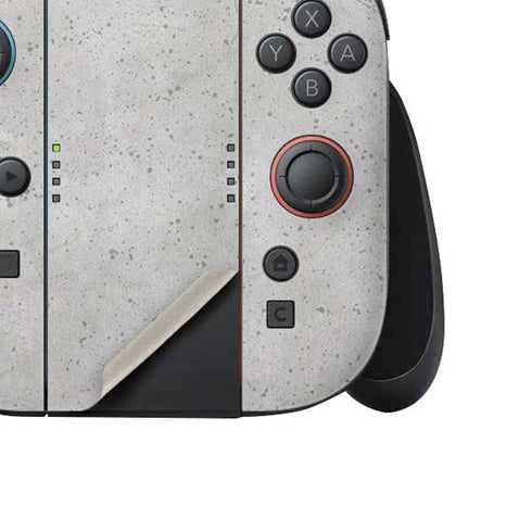 Light Grey Concrete Nintendo Switch 2 (2025) Joy-Con Controller Skin