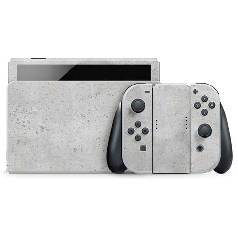 Light Grey Concrete Nintendo Skins