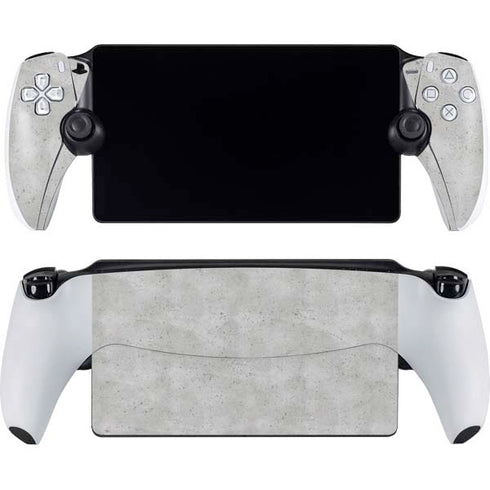 Light Grey Concrete PlayStation Portal Remote Player Skin