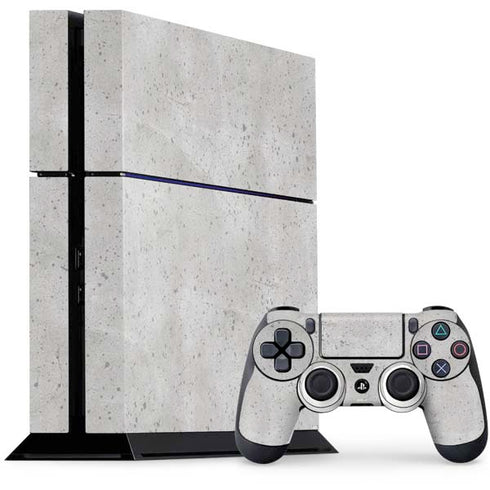 Light Grey Concrete PlayStation PS4 Skins