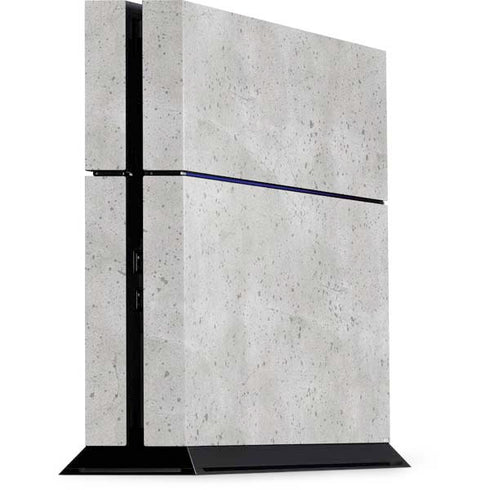 Light Grey Concrete PlayStation PS4 Skins