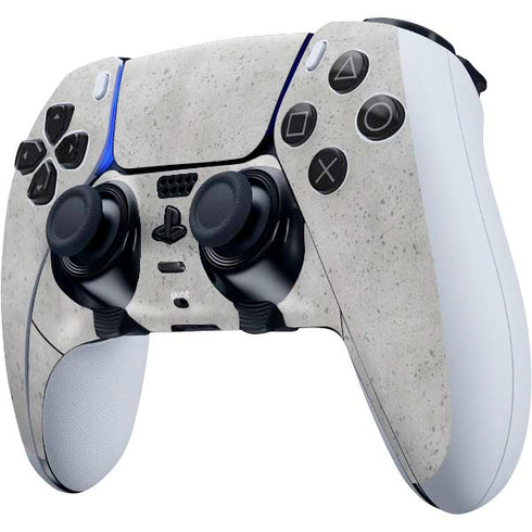 Light Grey Concrete PS5 DualSense Edge Pro Controller Skin