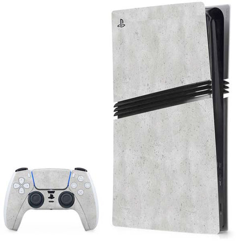 Light Grey Concrete PlayStation PS5 Skins