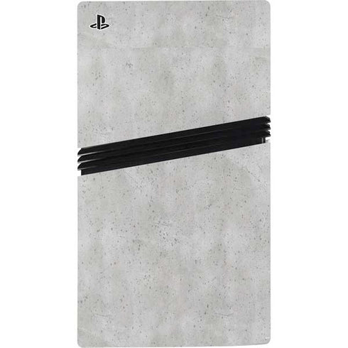 Light Grey Concrete PS5 Pro Bundle Skin
