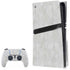 Light Grey Concrete PS5 Pro Disk Bundle Skin