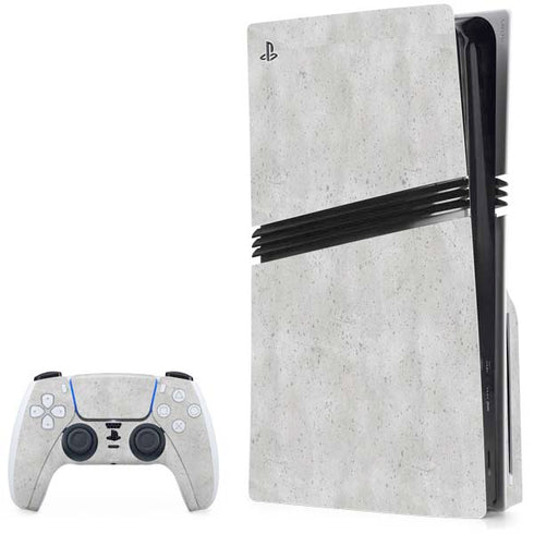 Light Grey Concrete PlayStation PS5 Skins