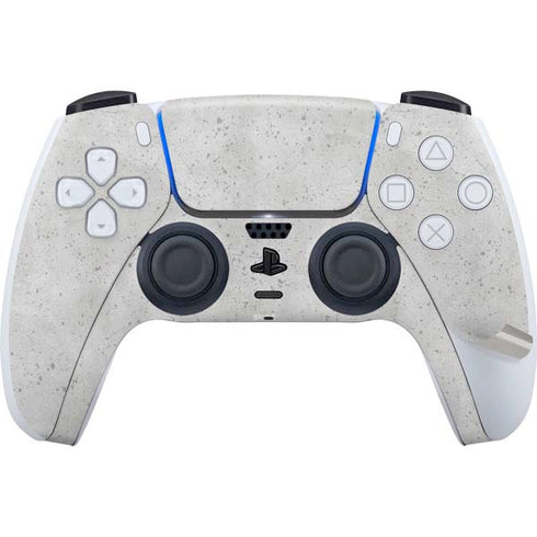 Light Grey Concrete PS5 Pro Disk Bundle Skin