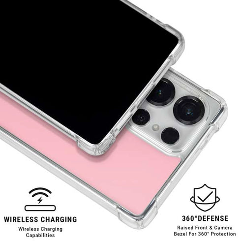 Light Pink Galaxy S25 Ultra Clear Case