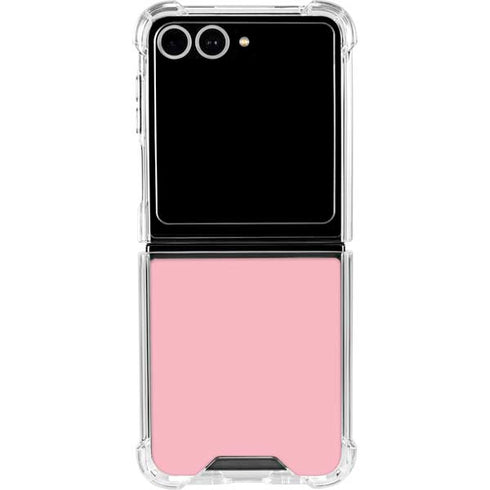 Light Pink Galaxy Z Flip7 Clear Case