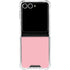 Light Pink Galaxy Z Flip7 Clear Case