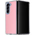 Light Pink Galaxy Z Fold5 5G Clear Case