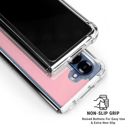 Light Pink Galaxy Z Fold6 Clear Case