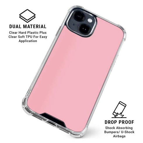 Light Pink iPhone 15 Clear Case