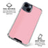 Light Pink iPhone 15 Clear Case