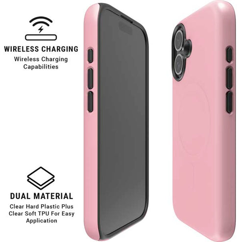Light Pink iPhone 16 Magsafe Impact Case
