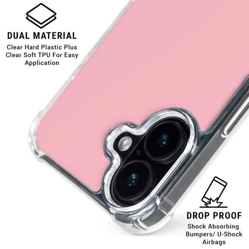 Light Pink iPhone 17 Clear Case