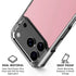 Light Pink iPhone 17 Pro Clear Case