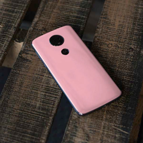 Light Pink Moto E5 Plus Skin