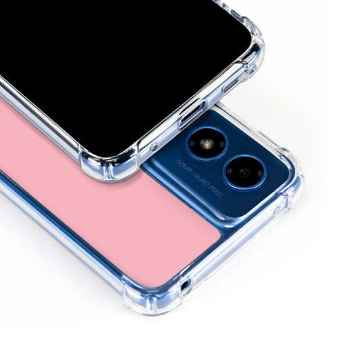 Light Pink Moto G 5G (2024) Clear Case