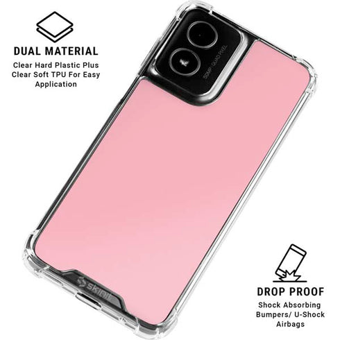 Light Pink Moto G Power 5G (2024) Clear Case
