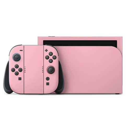 Light Pink Nintendo Switch 2 (2025) with Joy-Con Skin