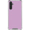 Lilac Galaxy A17 Clear Case