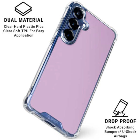 Lilac Galaxy S25 Clear Case