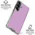 Lilac Galaxy S26 Clear Case