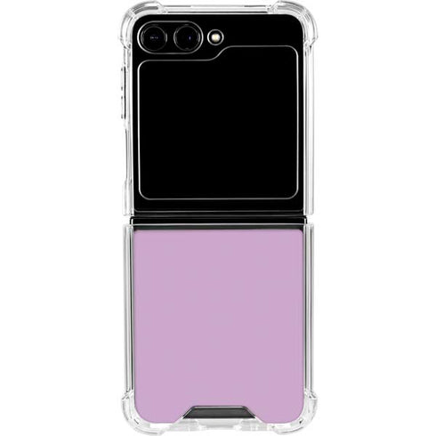 Lilac Galaxy Z Flip6 Clear Case