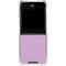 Lilac Galaxy Z Flip6 Clear Case
