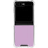 Lilac Galaxy Z Flip6 Clear Case