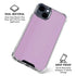 Lilac iPhone 15 Clear Case