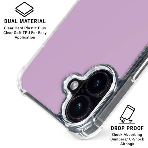 Lilac iPhone 17 Clear Case