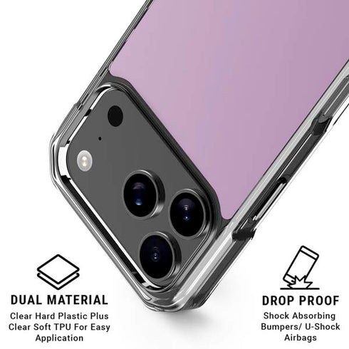 Lilac iPhone 18 Pro Clear Case