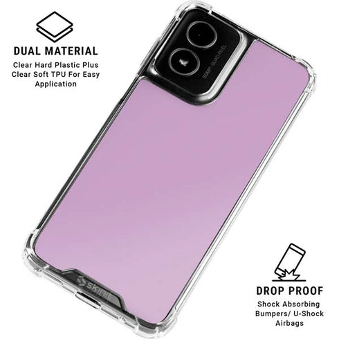 Lilac Moto G Power 5G (2024) Clear Case