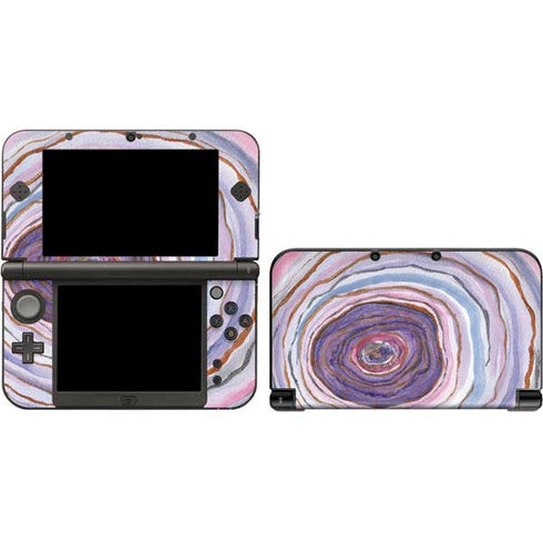 Lilac Watercolor Geode Nintendo Skins