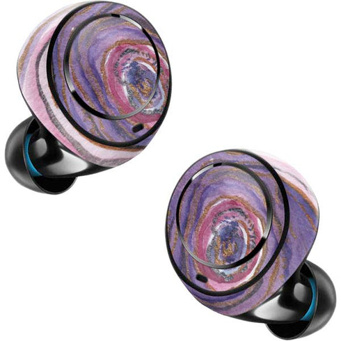 Lilac Watercolor Geode Amazon Echo Buds Skin