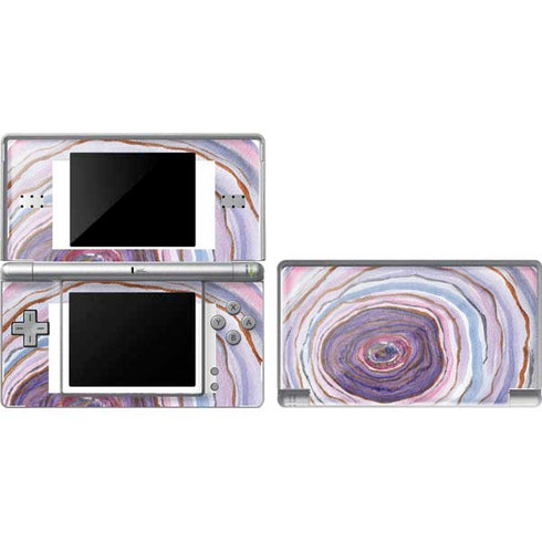 Lilac Watercolor Geode Nintendo Skins