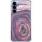 Lilac Watercolor Geode Galaxy A55 5G Clear Case