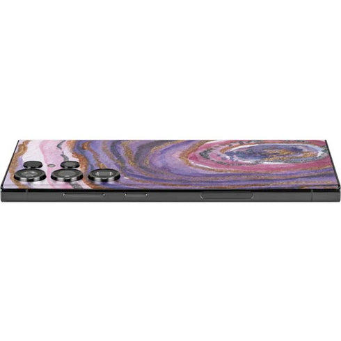 Lilac Watercolor Geode Galaxy Skins