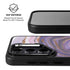 Lilac Watercolor Geode Galaxy S25 Kickstand Case