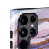Lilac Watercolor Geode Galaxy S25 Ultra Impact Case