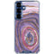 Lilac Watercolor Geode Galaxy S25 Plus Clear Case
