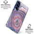Lilac Watercolor Geode Galaxy S25 Plus Clear Case