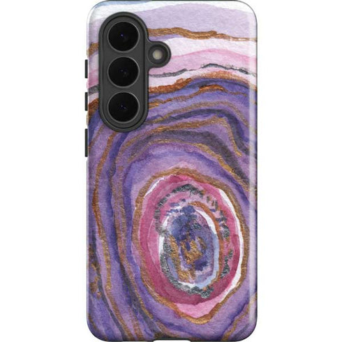 Lilac Watercolor Geode Galaxy S26 Impact Case