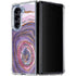 Lilac Watercolor Geode Galaxy Z Fold5 5G Clear Case