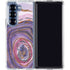 Lilac Watercolor Geode Galaxy Z Fold6 Clear Case