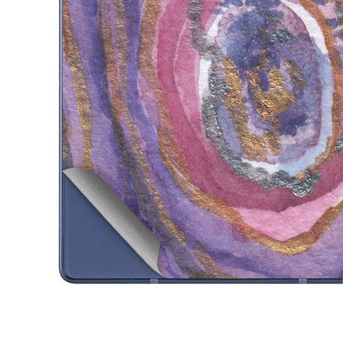 Lilac Watercolor Geode Galaxy Z Fold6 Skin