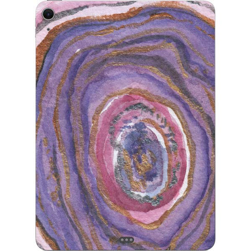 Lilac Watercolor Geode Apple iPad Air Skin