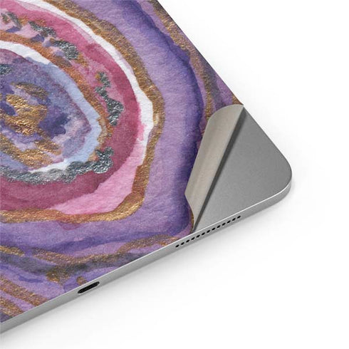 Lilac Watercolor Geode Apple iPad Air Skin